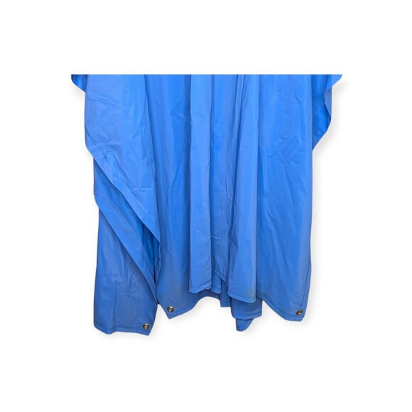 Stearns Rain Blue PVC Poncho 50" x 94" Snap Around - Picture 3 of 12
